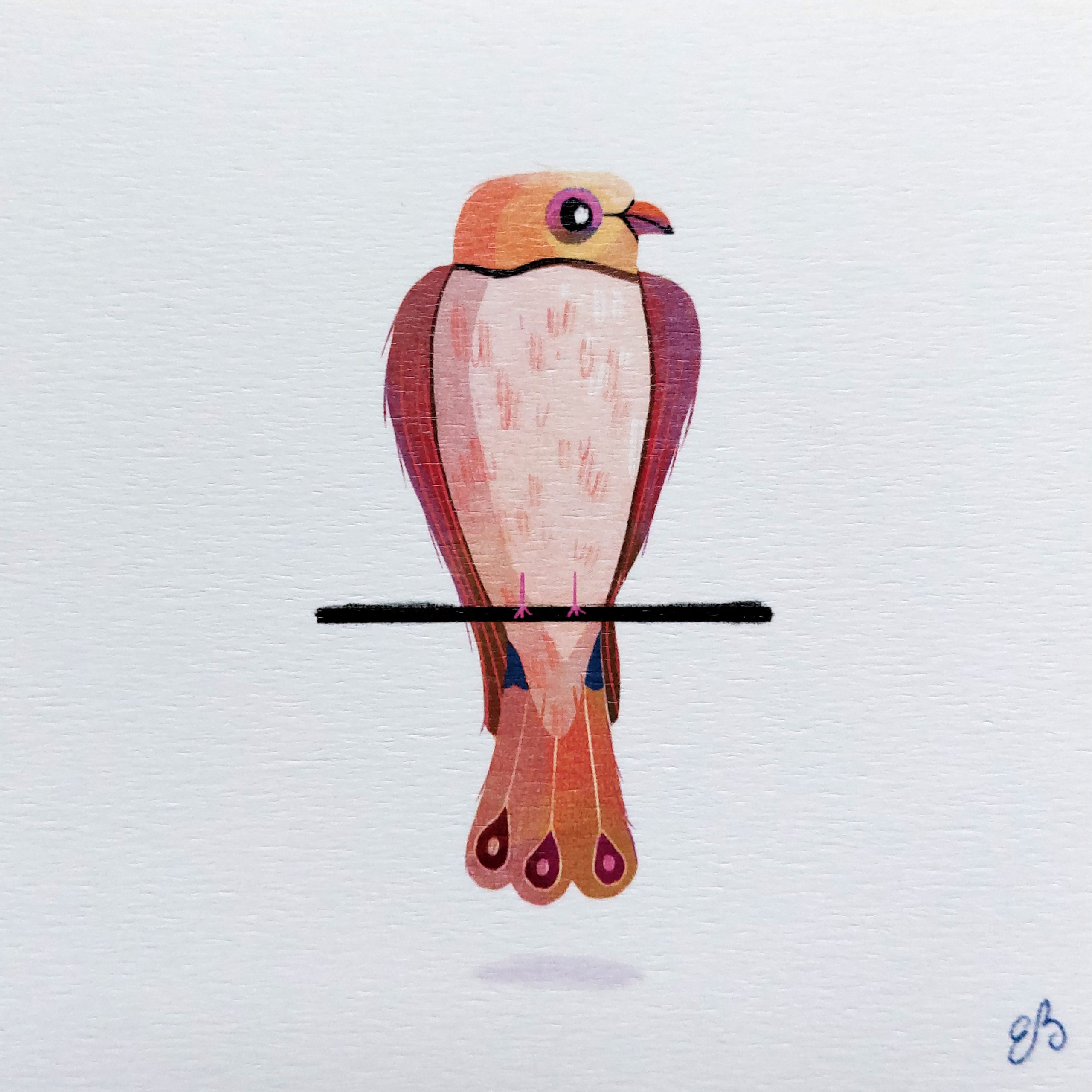Oiseau 7 par Elodie Boureille