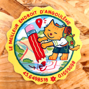 Sticker Angoulême par Shaoronn