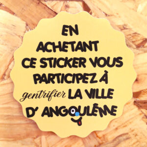 Sticker Angoulême par Salomé Lahoche