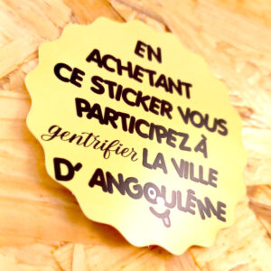 Sticker Angoulême par Salomé Lahoche