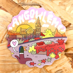 Sticker Angoulême par Elodie Shanta