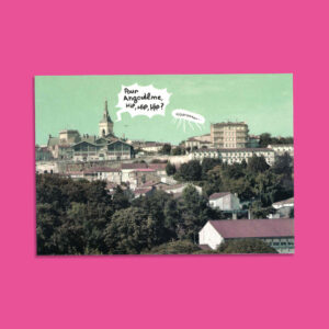 Carte postale Pour Angoulême hip hip hip houra